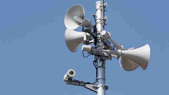 Afbeelding - Crisismanagement door middel van luidsprekers te plaatsen